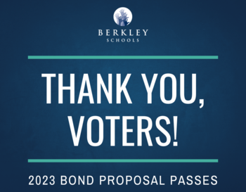 Thank you, voters! 2023 Bond Proposal Passes