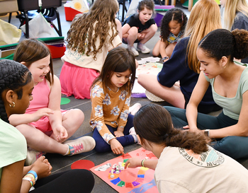 AMS Science Students Visit Angell Kindergarten