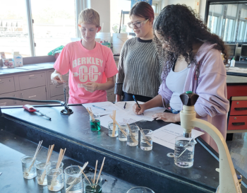 Berkley High Students Explore Chemical Reactions with Science Honor Society
