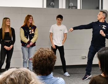 Board of Education Honors Student Athletes at April Meeting