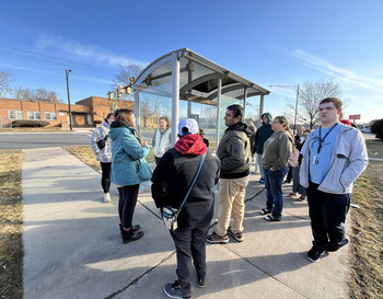 ATP Students Participate in Bike and Bus Education Program