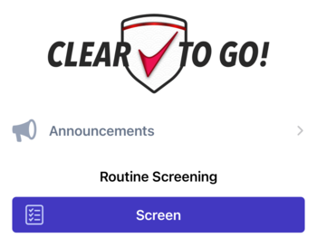 Clear to go!